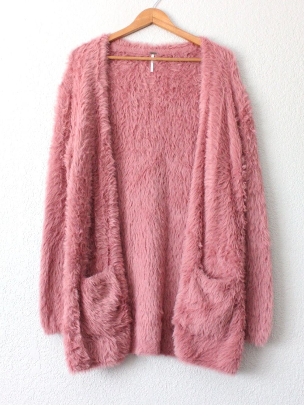 Free People Faux Fur Cardigan Small